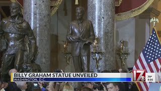 Billy Graham statue unveiled