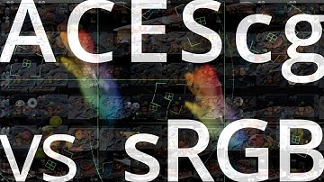 ACEScg vs sRGB in V-Ray