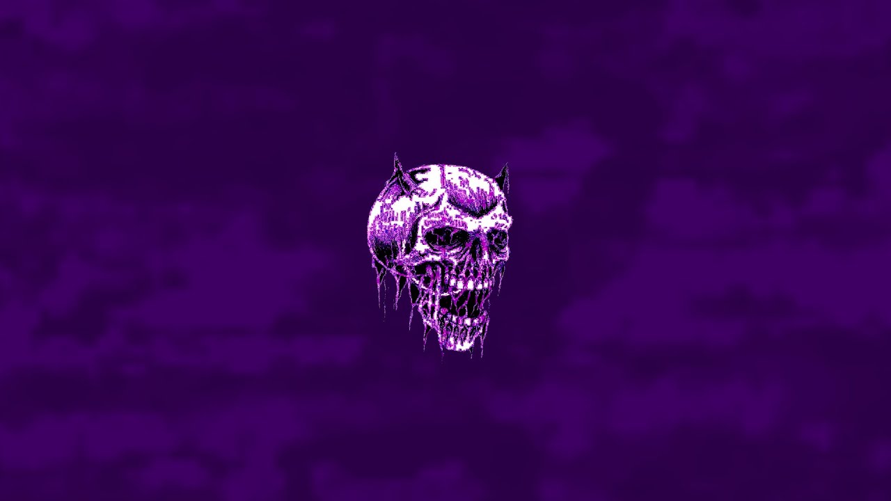 Новые фонки 2024. ФОНК. Фиолетовый череп. Фиолетовый скелет. Череп на фиолетовом фоне.