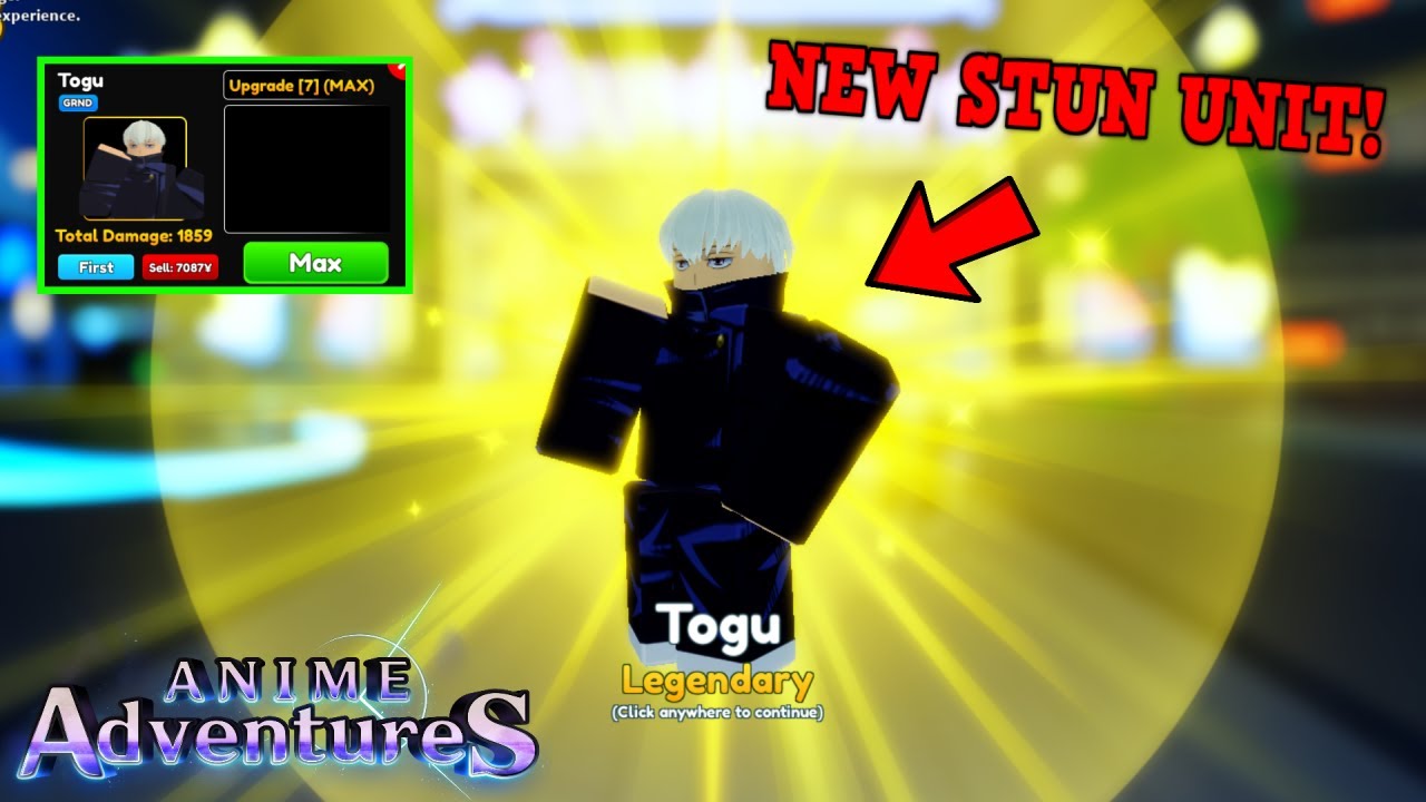 This NEW JJK Unit Has INSANE AOE & STUN! Legendary Toge Showcase In Anime  Adventures Update 6! 