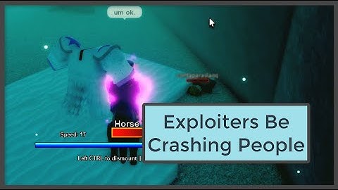 [YBA] Exploiters be Crashing People
