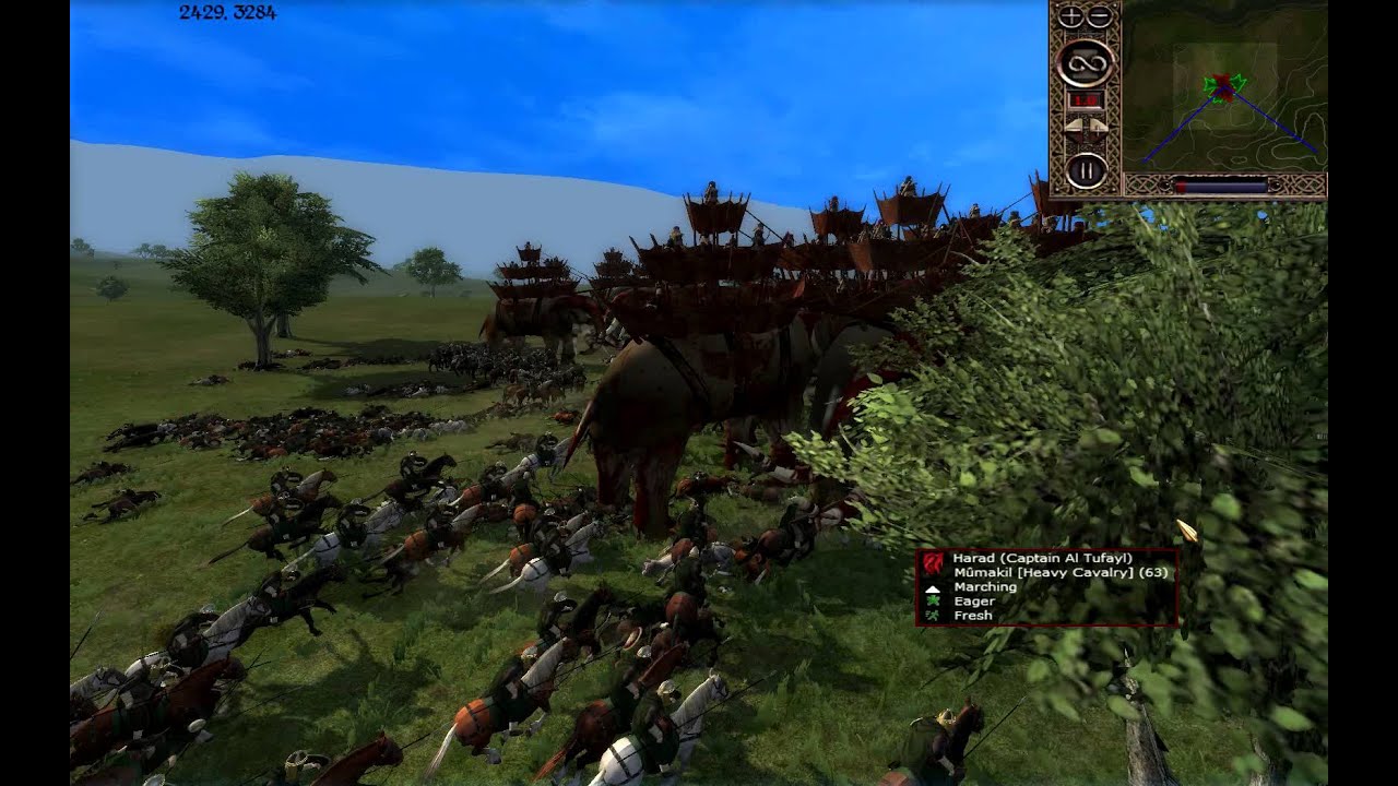 Rohan vs. Harad (Third Age: Total War MOS) - YouTube