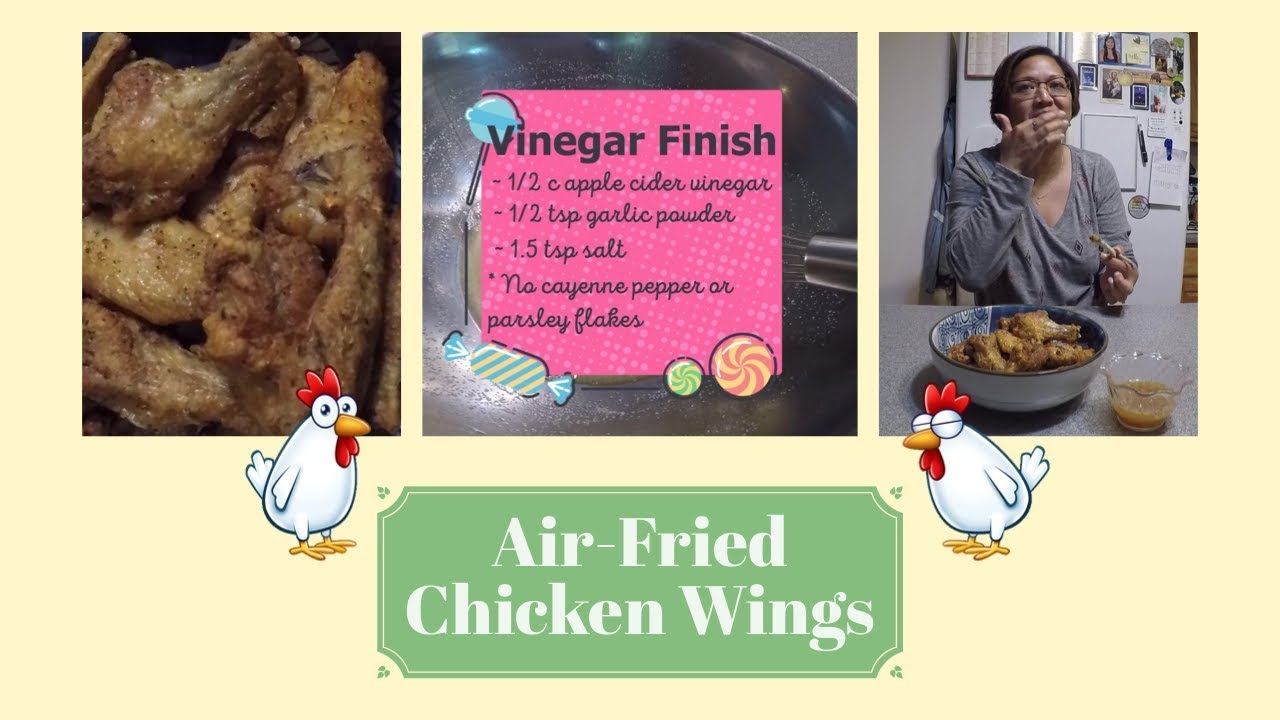 AirFried Salt & Vinegar Chicken Wings YouTube