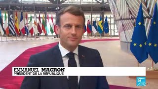 Sommet européen : Emmanuel Macron s'exprime depuis Bruxelles avant la reprise des négociations