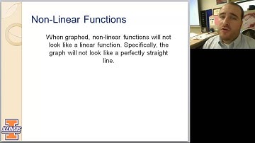 Linear and Non Linear Functions