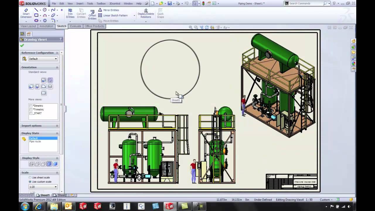 SOLIDWORKS 2012 - Assembly Drawing Enchancements - YouTube
