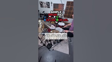 SIMPLE TRIPLET Drum Fill! (EASY Drum Lesson) 🥁