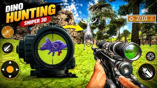 Dino Hunting Sniper 3D Gameplay Walkthrough | Wild Dinosaur Hunter Game  screenshot 2