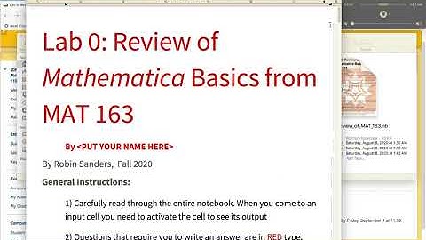 03 Open Mathematica and Activate Input Cells