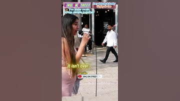 Thumbnail of "Old friend, why are you so shy?"💯Random Street Singer🍀Adele - Someone Like You