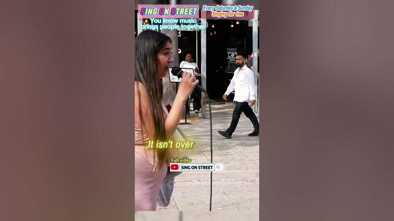 "Old friend, why are you so shy?"💯Random Street Singer🍀Adele - Someone Like You