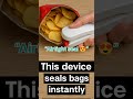“Seal your snacks airtight in 1 second. Budget gadget everyone needs!”