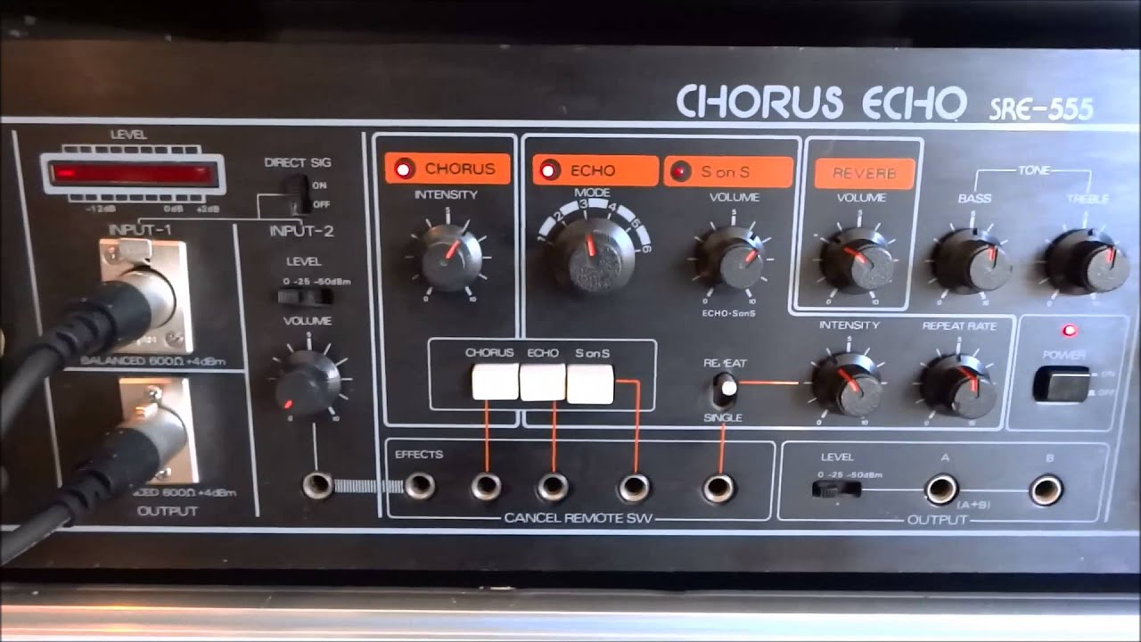 ROLAND RE-201 VS ROLAND SRE-555 (HD AUDIO VIDEO) - YouTube