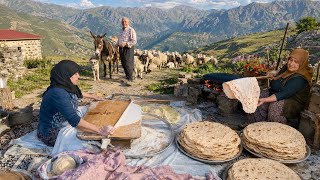 Hard Village Life in the High Mountains ~ Making Traditional Village Holiday Bread in a Tandoor screenshot 5
