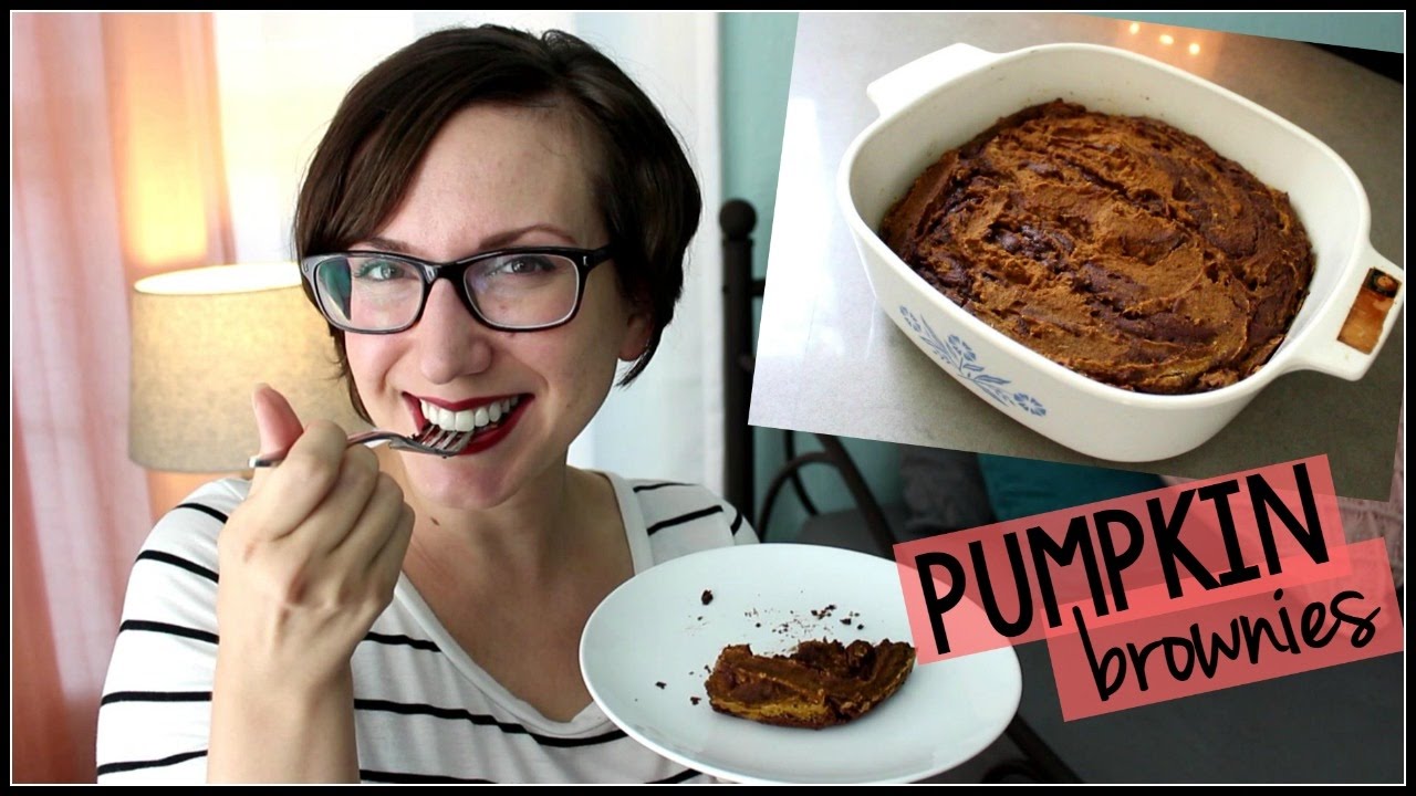 GLUTEN FREE BAKING | Pumpkin Brownies - YouTube