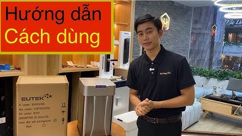 Hướng dẫn lắp đặt và sử dụng thùng rác thông minh EUTEK tại nhà.