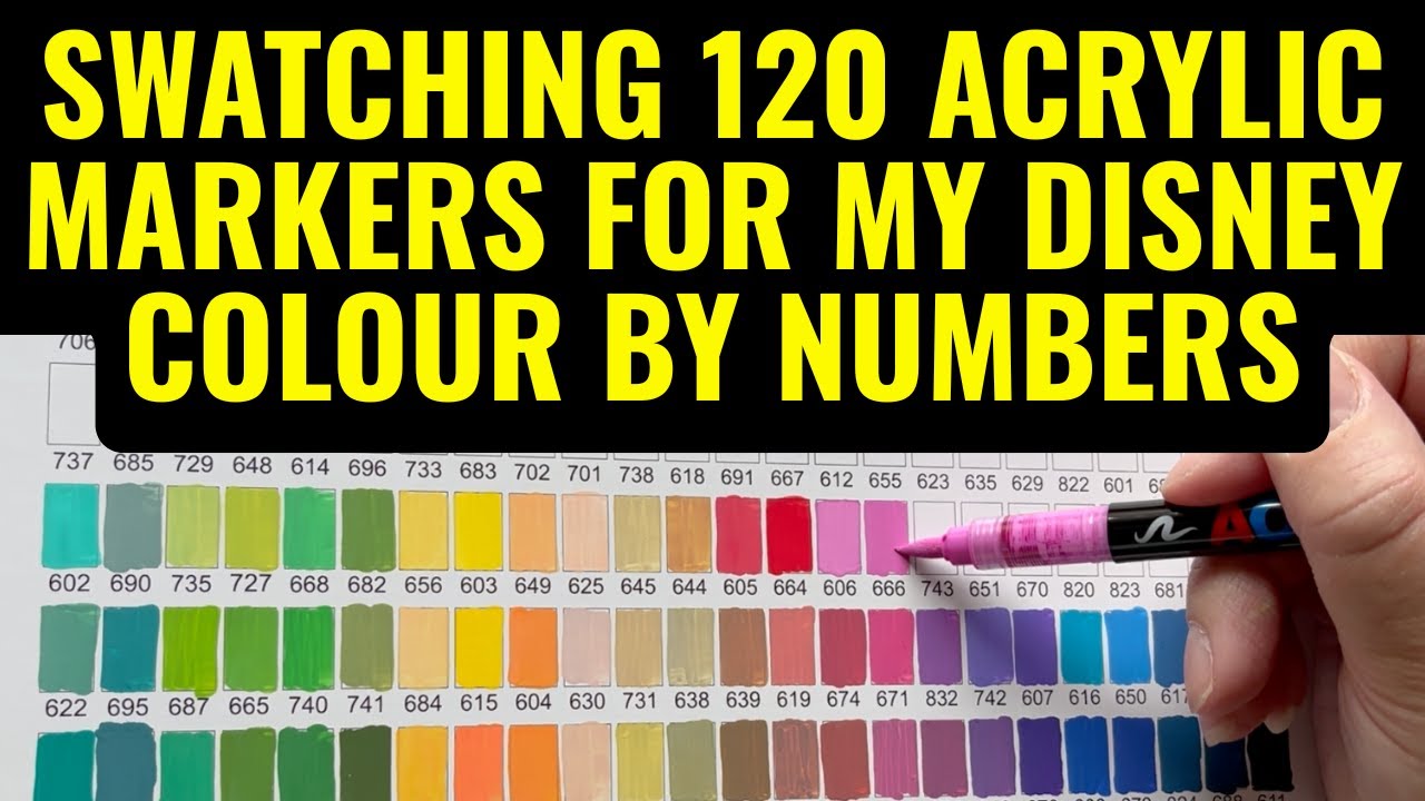 Is 120 Guangna Acrylic Pens enough for Disney Colour By Number?