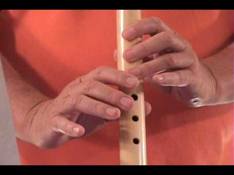 "Silent Night" How to Play on a Native American Flute Lesson by Keith Davis