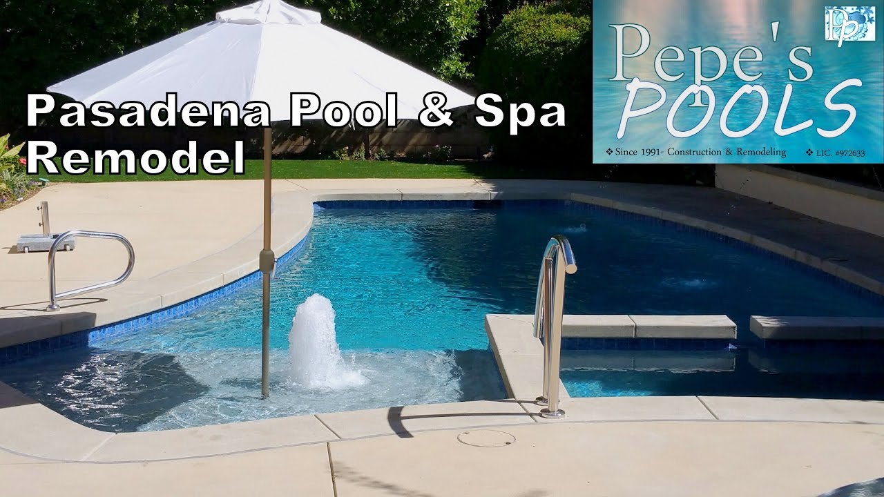 Los Angeles Pool Builder Pepe S Pools Pasadena Remodel Spa Los Angeles Pool Builder Pepe S Pools Pasadena Remodel Spa
