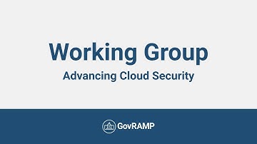 GovRAMP Working Group | Session 6