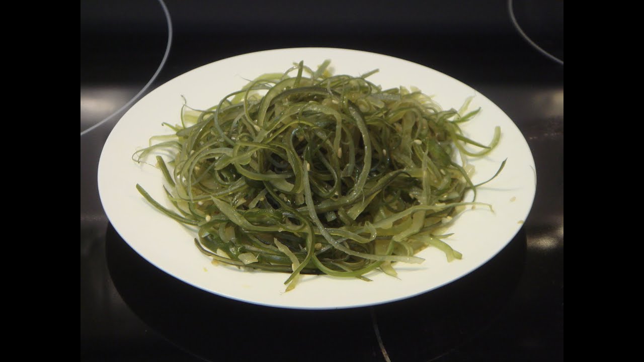 Seaweed Stem Recipe: Korean Seaweed Stem - YouTube