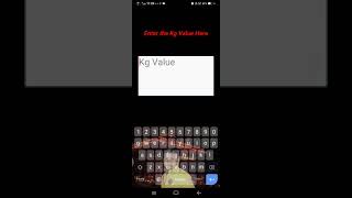 I have made this simple gui python kivy unit converter app in just 10 minutes .