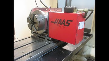 Haas HRT-160 Programmable Rotary Table (Brush Drive Motor) with 6 -Jaw Chuck