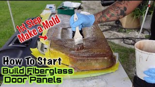 DIY Fiberglass Door Panels pt 1 Making Door Molds