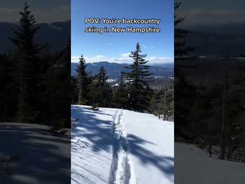 Βίντεο: Snowshoe και cross-country σκι στο Νιου Χάμσαϊρ