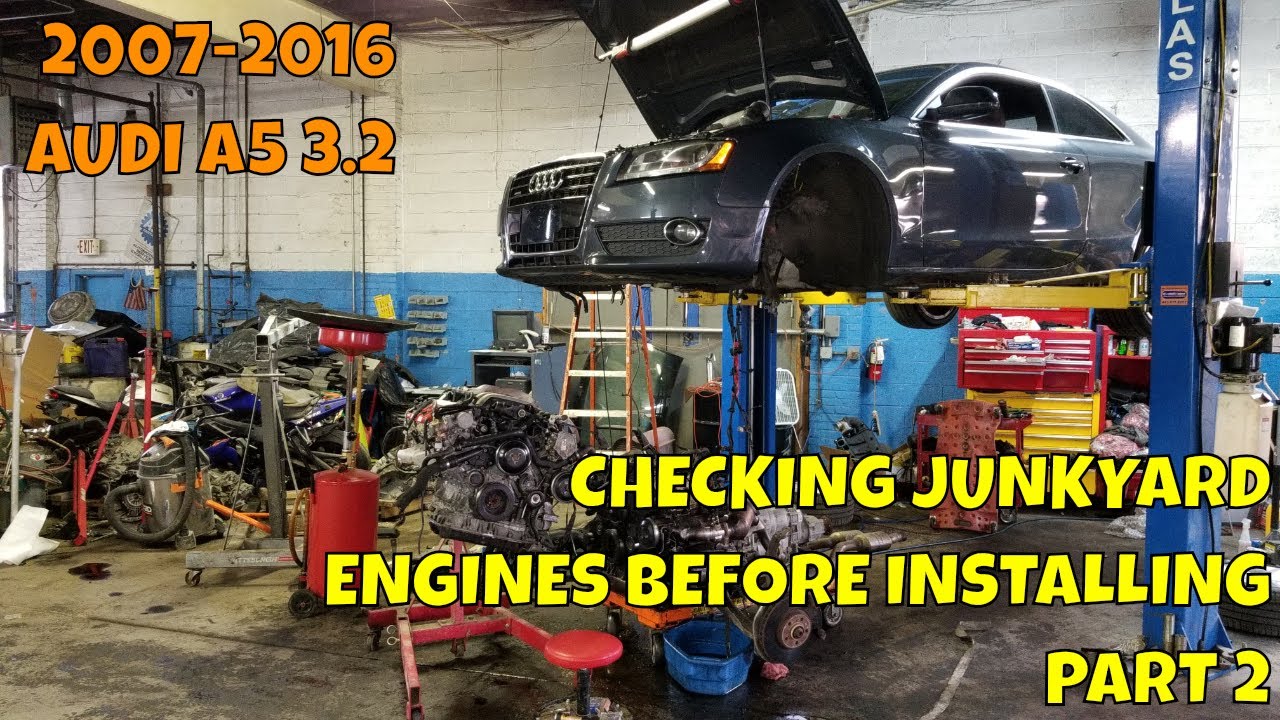 Checking Junkyard Engines Before Installing Part 2 - YouTube