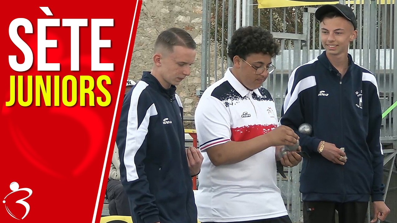 Miniature : Après poules GOURLAIN vs FRANCE : National juniors à pétanque de Sète