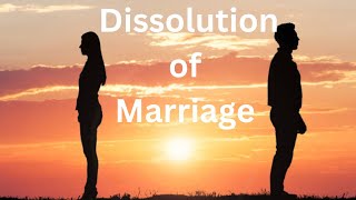 101. Canon Law on Marriage: Dissolution of Marriage as Matrimonial Relief for Couples in Difficulty