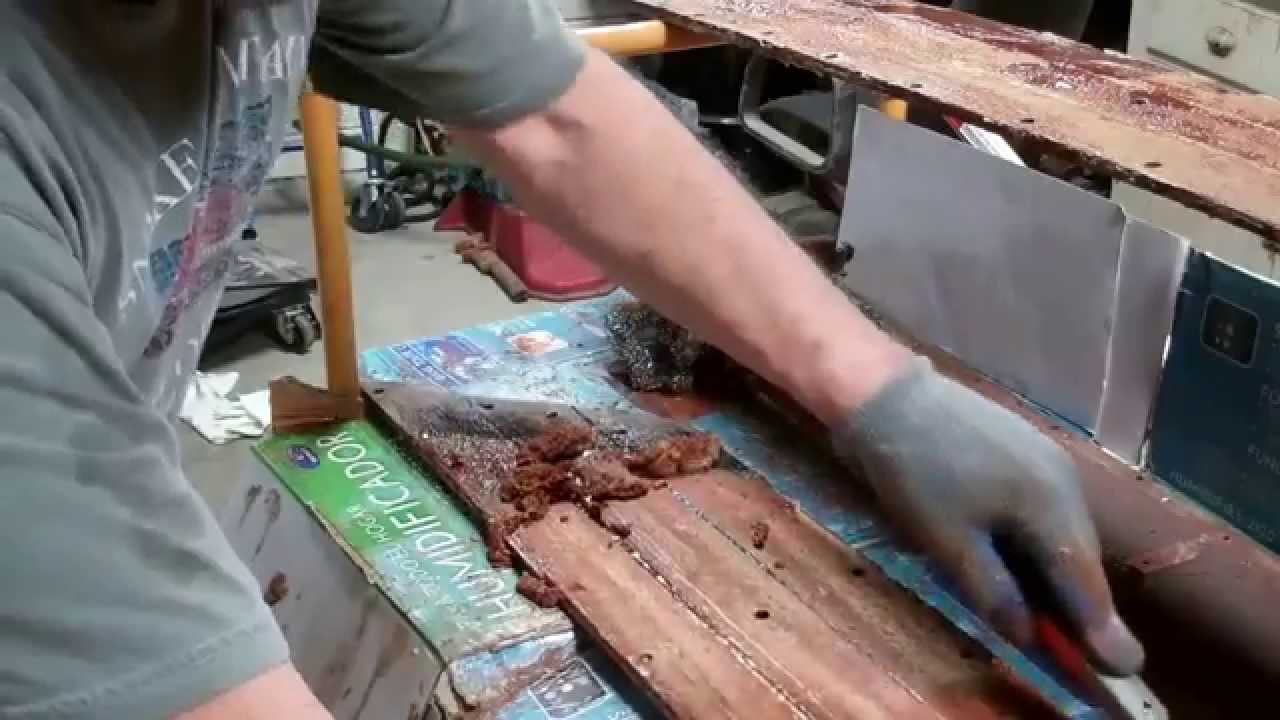 how we strip varnish at snake mountain boatworks 12 29 2014 youtube snake mountain boat works
