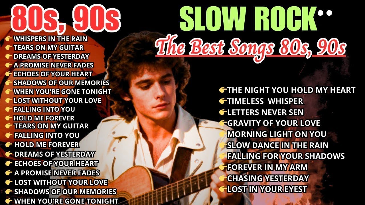 LEGENDARY 80s 90s Romantic Slow Rock Collection for Sleep, Relax, and Night Peace