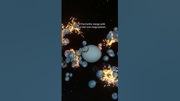 What If 100 Earths Were Orbiting Uranus? 😳🌍 #spacesim