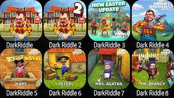 Dark Riddle,Dark Riddle 2,Dark Riddle 3,Dark Riddle 4,Dark Riddle 9,Dark Riddle Spy Update Part 34