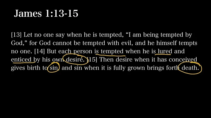 The Lifeline | James 1:13-15 How are we tempted?