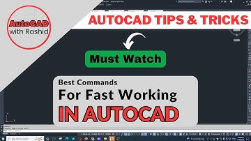 Best Commands For Fast Working In AutoCAD | Secret Commands🚀