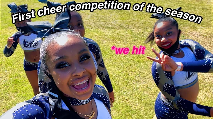 FRIST CHEER COMPETION OF THE SEASON *VLOG+GRWM
