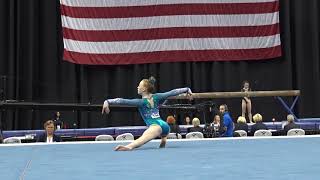 Lyden Saltness –  Floor Exercise – 2019 U.S. Gymnastics Championships – Junior Women Day 1