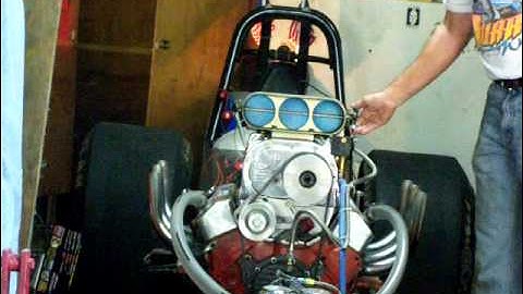 Front Engine Dragster Start-Up