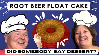 2 Ingredient Root Beer Float Cake