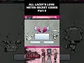 ALL LACEY'S LOVE METER SECRET CODES (PART 6)