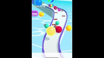 Ball Run 2048 Level 816