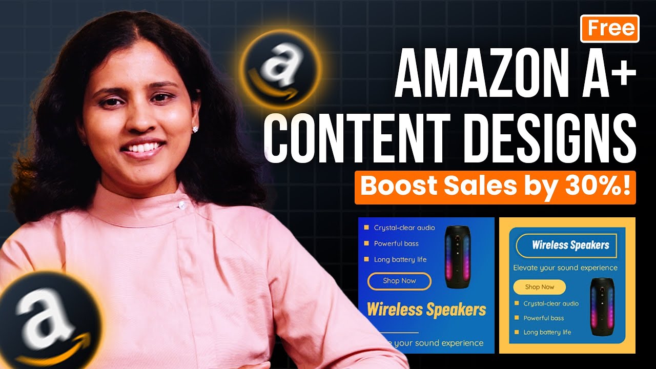 Free Amazon A+ designs to grow sales globally - YouTube