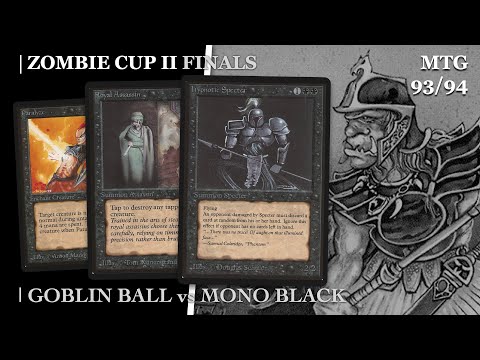Goblins vs Mono Black, Ep6 Finals, Zombie Cup 2 - Old School Magic the Gathering #mtg9394 763