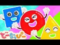 【メドレー】いろんなかたち｜丸・三角・四角・ハート・星・ひし形｜赤ちゃん向けアニメ｜知育｜子どもの歌｜どーなっぴー