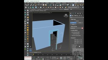 #shorts  Door Animation in AEC Wall