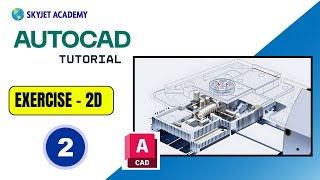 AUTOCAD -2D -Tutorial-Exercise-02|autocad classes for beginners in coimbatore