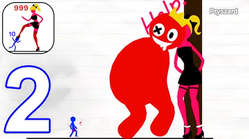 Stick Battle: Mighty Tower War - Gameplay Walkthrough Part 2 Level 11-20 (iOS, Android Gameplay)